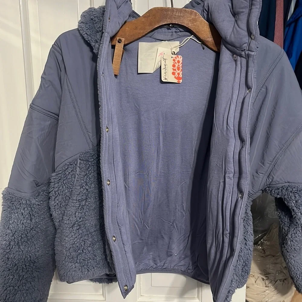 NWT Free People Adventure Awaits Fleece Jacket Size XS